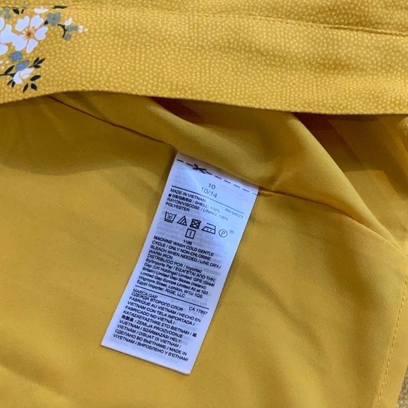 Gap Floral MIDI Skirt Sz 10 - Picture 7 of 7